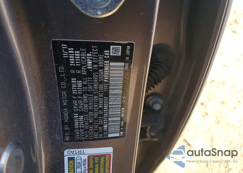 2018 Honda Clarity Touring из США, поврежденный, VIN JHMZC5F36JC002217